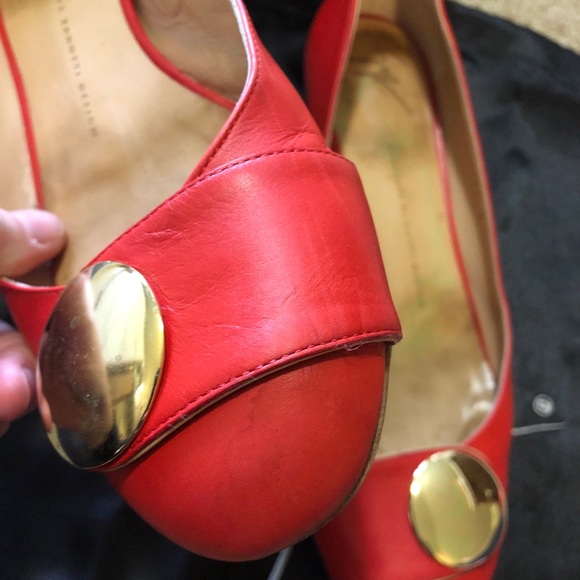 Giuseppe Zanotti red ballet flats - Picture 7 of 11